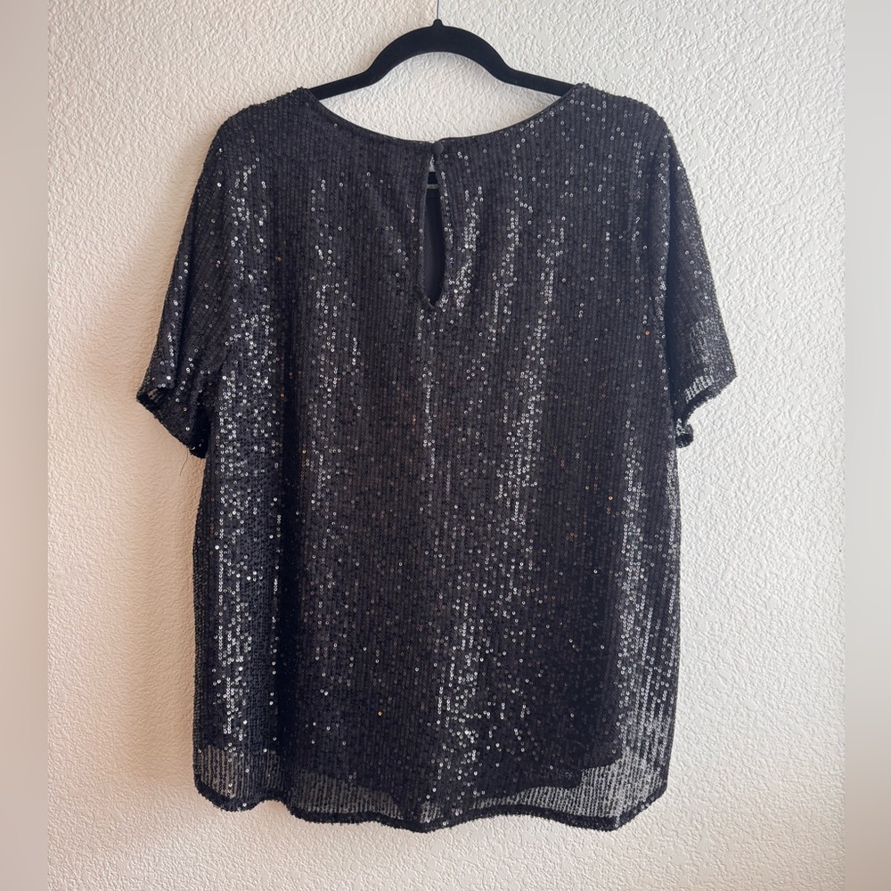 TORRID Abbey Short Sleeve Sequin Top - Size 0 | 0X | 12 ~ NWT - Picture 6 of 7
